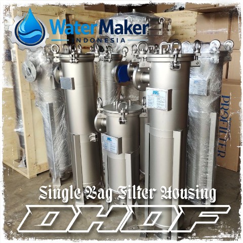 dhdf series single bag filter housing ss304 ss316l